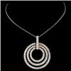 Image 1 : 3.15ctw Diamond Pendant in 14K Gold