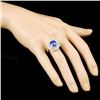 Image 3 : 18K Gold Ring: 3.53ct Tanzanite, 1.74ctw Diamonds