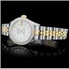 Image 1 : Diamond Rolex Ladies YG/SS DateJust Watch