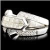 Image 1 : 18K Gold Ring with 1.52ctw Diamonds