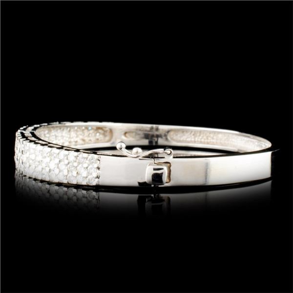 Diamond Bangle: 14K Gold, 4.21ctw