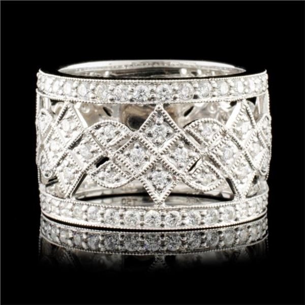 18K Gold Diamond Ring with 1.30ctw