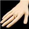 Image 3 : 14K Gold 0.84ctw Fancy Color Diamond Ring