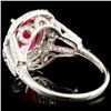 Image 2 : 14K Gold 5.57ct Ruby & 1.49ctw Diamond Ring