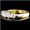 Image 2 : 14K Gold 1.00ctw Diamond Ring