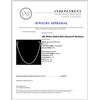Image 3 : 18k White Gold 6.00ct Diamond Necklace