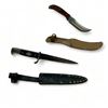 Image 1 : Lamplough Cutlery Solinger 5.5" Fixed Blade Knife with Sheath and 4.5" Fixed Blade Knife with Sheath