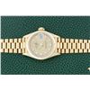 Image 5 : Rolex Ladies 18K Yellow Gold Factory Champagne Diamond President Wristwatch With Box