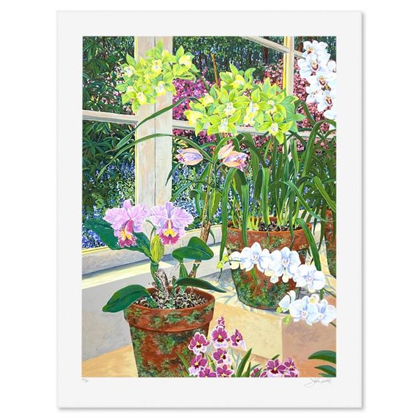 John Powell  Orchids and Sunlight  Limited Edition Serigraph on Paper