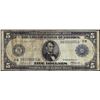 Image 1 : 1914 $5 Federal Reserve Bank Note New York