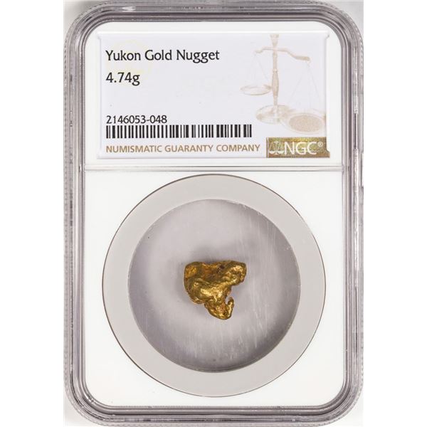 4.74 Gram Yukon Gold Nugget NGC Graded