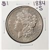 Image 1 : 1884-S $1 Morgan Silver Dollar Coin