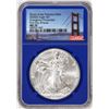 Image 1 : 2020(S) $1 American Silver Eagle Coin NGC MS70 FDOI San Francisco Mint Blue Core