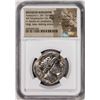 Image 1 : 281-261 BC Seleucid Kingdom Antiochus I AR Tetradrachm Ancient Coin NGC F