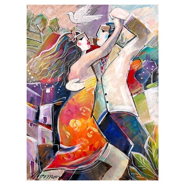 Isaac Maimon Original Acrylic on Canvas