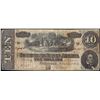 Image 1 : 1864 $10 Confederate States of America Note