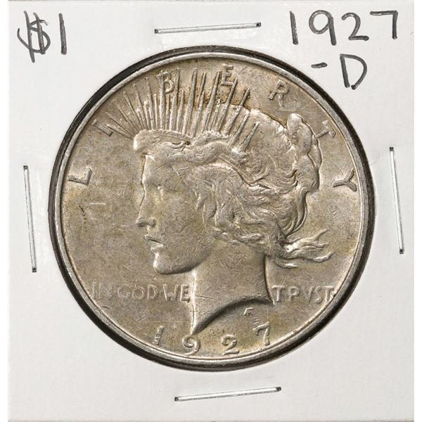 1927-D $1 Peace Silver Dollar Coin