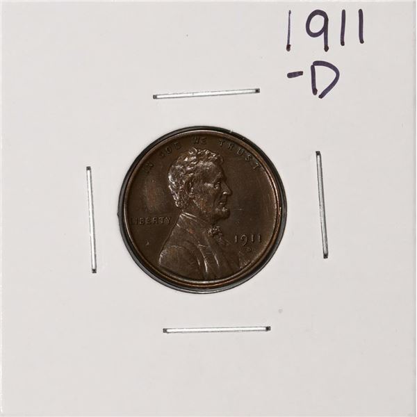 1911-D Lincoln Wheat Cent Coin