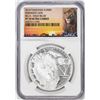 Image 1 : 2014 Tanzania 1000 Shillings Serengeti Lion Big 5 HR Silver Coin NGC PF70 Ultra Cameo