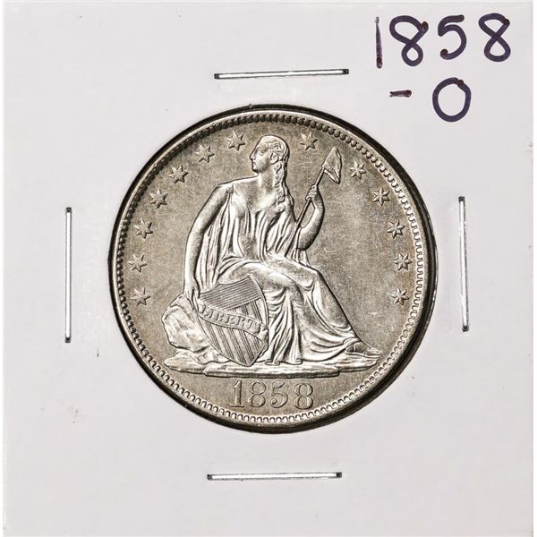 1858-O Seated Liberty Half Dollar Coin