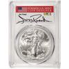 Image 1 : 2020-(S) $1 American Silver Eagle Coin PCGS MS70 FDOI S.F. Mint Jim Peed Signature