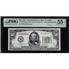 Image 1 : 1934 $50 Federal Reserve Note St. Louis Fr.2102-Hdgs PMG About Uncirculated 55EPQ