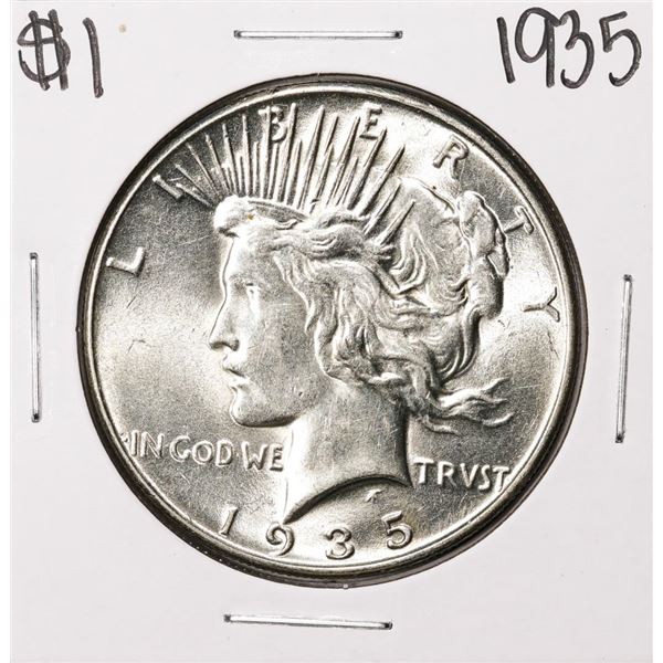 1935 $1 Peace Silver Dollar Coin