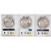 Image 2 : Lot of (3) 1900 $1 Morgan Silver Dollar Coins PCGS MS63