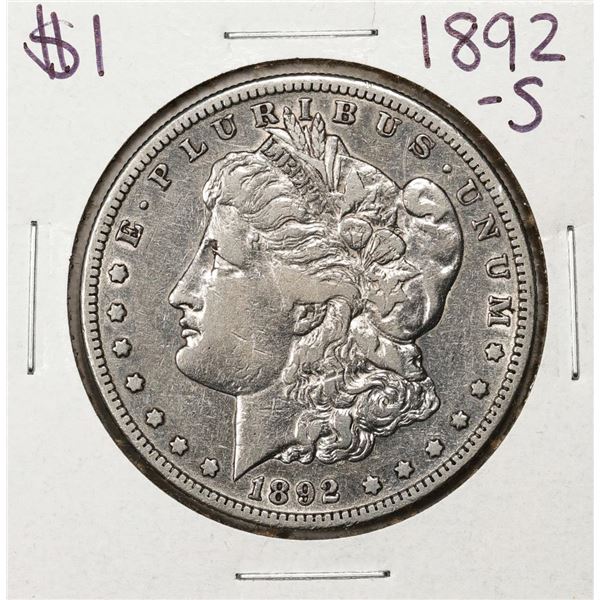 1892-S $1 Morgan Silver Dollar Coin