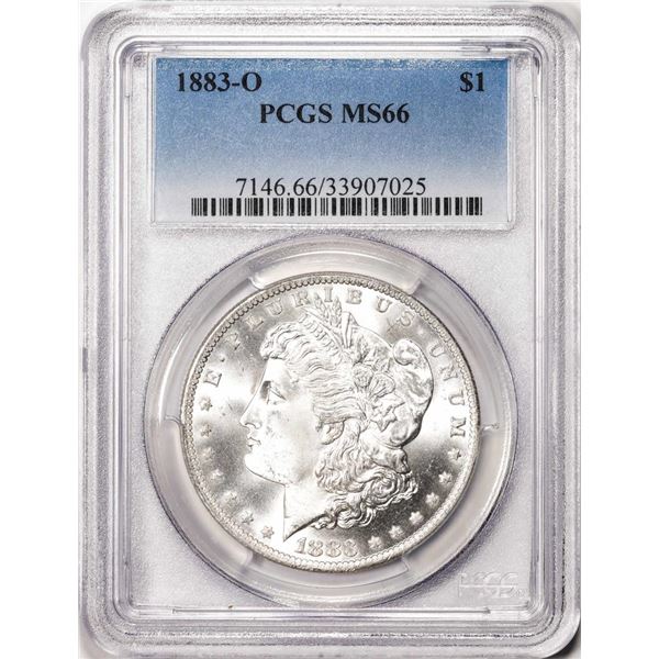 1883-O $1 Morgan Silver Dollar Coin PCGS MS66