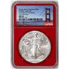 Image 1 : 2020(S) $1 American Silver Eagle Coin NGC MS70 Early Releases San Francisco Red Core