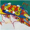 Image 2 : Peter Max "Friends III" Original Acrylic on Paper