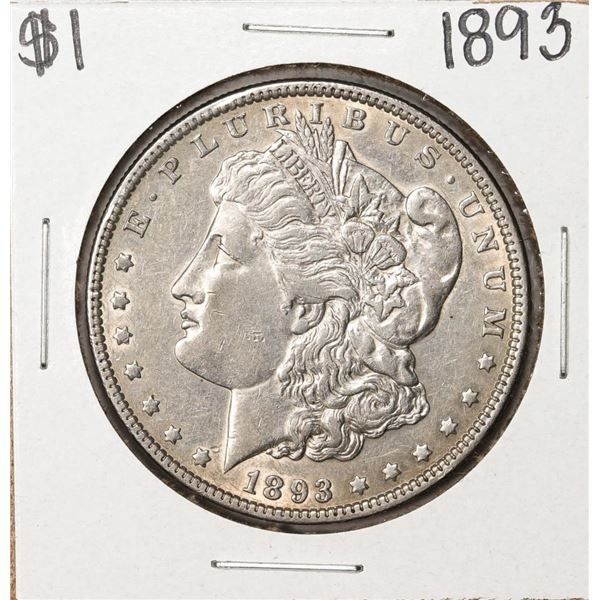 1893 $1 Morgan Silver Dollar Coin
