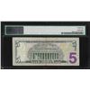 Image 2 : 2013 $5 Federal Reserve Note Mismatched Serial Number Error Fr.1996-L PMG Very Fine 25