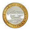 Image 1 : .999 Silver Bills Casino Lake Tahoe, Nevada $10 Limited Edition Gaming Token