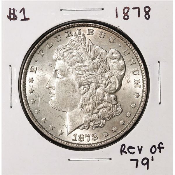 1878 Rev of 79' $1 Morgan Silver Dollar Coin