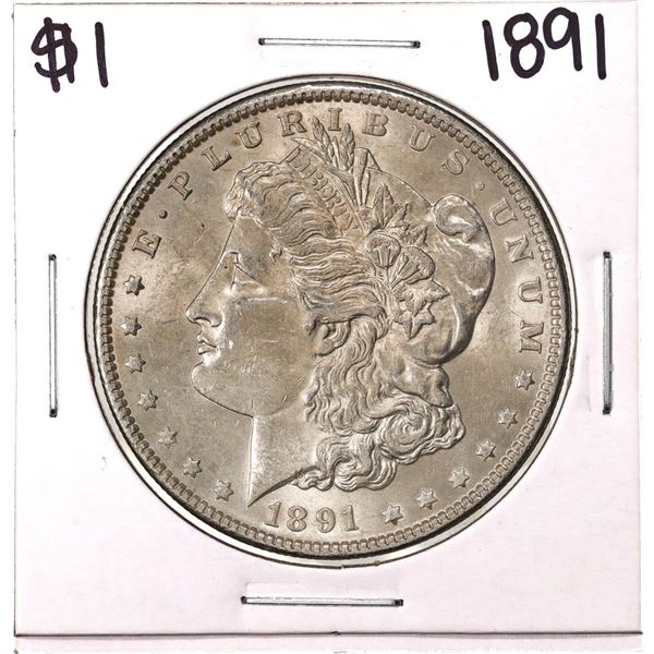 1891 $1 Morgan Silver Dollar Coin