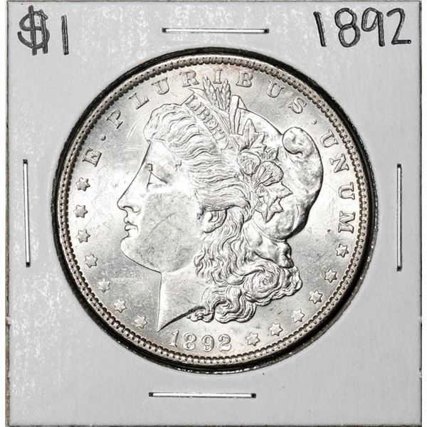 1892 $1 Morgan Silver Dollar Coin