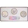 Image 2 : 20th Anniversary (3) Coin Set 2006 $1 American Silver Eagle NGC MS69/PF69/PF69 Ultra