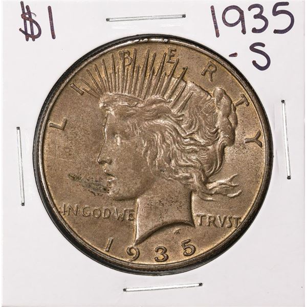 1935-S $1 Peace Silver Dollar Coin