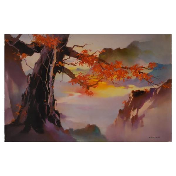 H. Leung  Autumn Sentinel  Limited Edition Giclee on Canvas