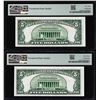 Image 2 : (2) Consecutive 1953A $5 Legal Tender Notes Fr.1533 PMG Choice Uncirculated 63EPQ