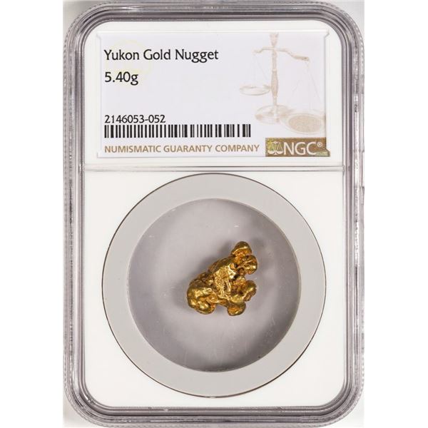 5.40 Gram Yukon Gold Nugget NGC Graded