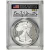 Image 1 : 2021-S Type 2 $1 American Silver Eagle Coin PCGS PR70DCAM Emily Damstra Signature FS