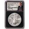 Image 1 : 2020(S) $1 American Silver Eagle Coin NGC MS70 First Day of Release Moy Signature