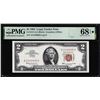 Image 1 : 1963 $2 Legal Tender Note Fr.1513 PMG Superb Gem Uncirculated 68EPQ* Star