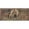 Image 1 : 1896 $2 Educational Silver Certificate Note