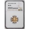 Image 1 : 2016 $5 American Gold Eagle Coin NGC MS70