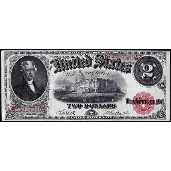 1917 $2 Legal Tender Note