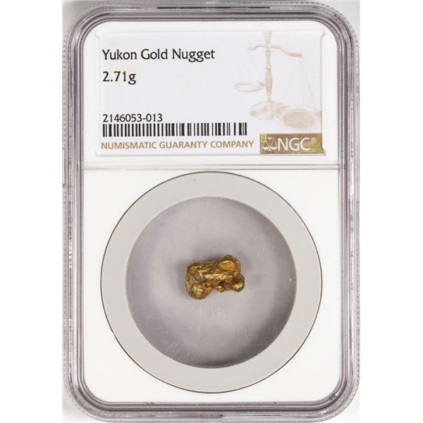 2.71 Gram Yukon Gold Nugget NGC Graded